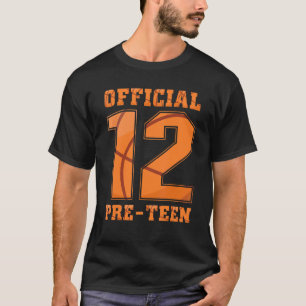 Camiseta 12º cumpleaños 12 años de edad 2010 Oficial 12 pre