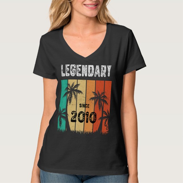 Camiseta 12º verano de cumpleaños para 12 años en la Legend (Anverso)