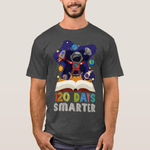 Camiseta 120º Día De La Escuela 120 Días Libros Más Intelig