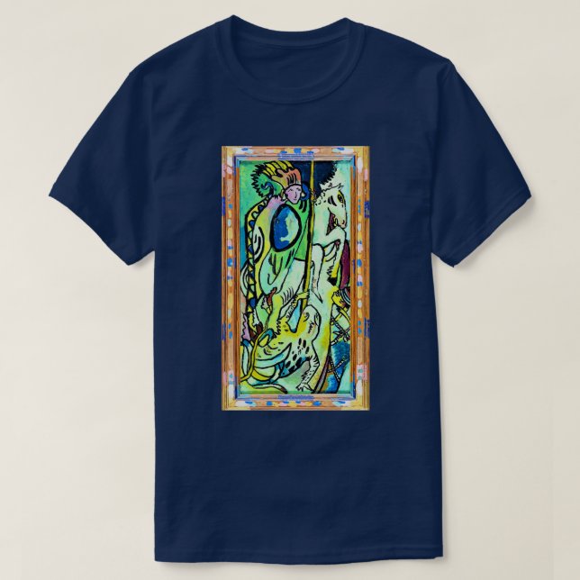 Camiseta 12000pixel500dpi Wassily Kandinsky St Georg II Dig (Diseño del anverso)