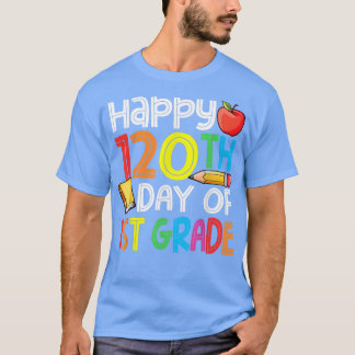Camiseta 120° Día de la Educación Infantil Feliz 120 días