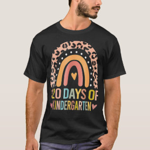 Camiseta 120 Días De Escuela Infantil Más Inteligente Ra