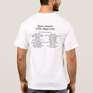 Camiseta 1215 A.D.™ El barón de la Carta Magna aplica la