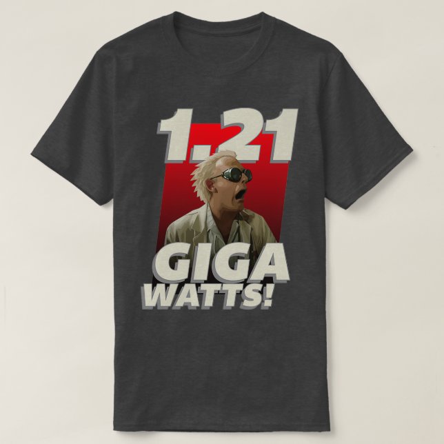 Camiseta 121 gigavatios (Diseño del anverso)
