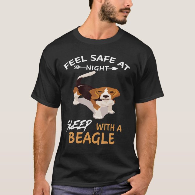 Camiseta 122 Siéntete Seguro De Noche Dormiendo Con Una Bea (Anverso)