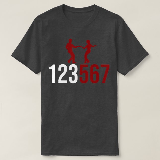 Camiseta 123 567 Salsa Lover Latin Salsa Dance (Diseño del anverso)