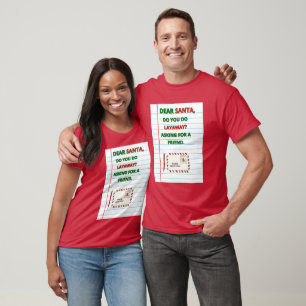 Camiseta 123 CALLE ROTA Unisex Rojo Divertida Navidad Letra