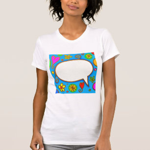 CAMISETA 1246 CARTA DE BURBUJAS DE CORAZÓN DE NIÑO
