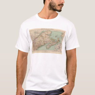 Camiseta 129 Maine, Nueva Escocia, Nuevo Brunswick, Quebec