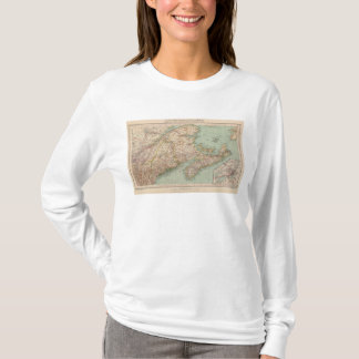Camiseta 129 Maine, Nueva Escocia, Nuevo Brunswick, Quebec