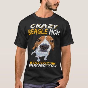 Camiseta 129 Soy la loca mamá Beagle