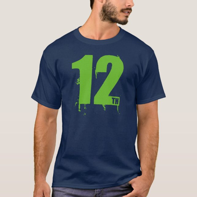 Camiseta 12.ª Acción Seattle Verde (Anverso)