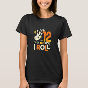 Camiseta 12.ª Bolera De Cumpleaños Tengo 12