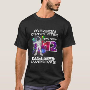 Camiseta 12.º astronauta de cumpleaños, más de 12 años B