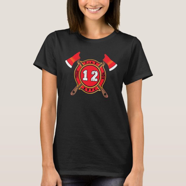 Camiseta 12.º bombero de 12 años (Anverso)