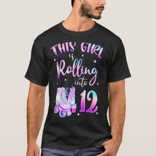 Camiseta 12.º Chica de cumpleaños Roller Ska