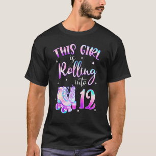 Camiseta 12.º Chica de cumpleaños Roller Ska