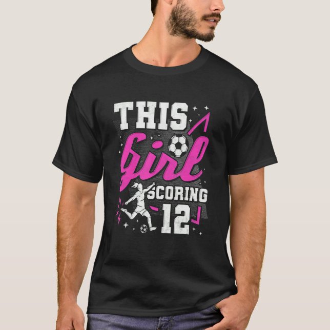 Camiseta 12.º cumpleaños de este Chica con 12 años de histo (Anverso)