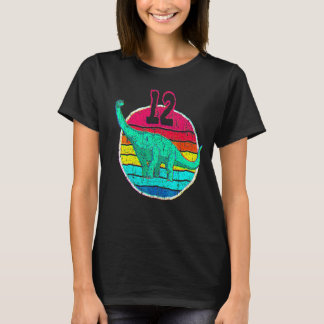 Camiseta 12.º cumpleaños I Brachiosaurus Diplodocuments I F