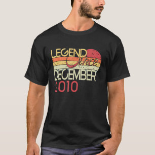 Camiseta 12.º cumpleaños, mi leyenda de 12 años desde dicie