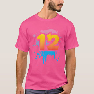 Camiseta 12.º Cumpleaños Niños Chicas Guay Spr