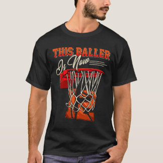 Camiseta 12.º Cumpleaños Para Muchacho Baloncesto Niño De 1