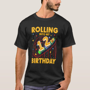 Camiseta 12.º cumpleaños Rollercoaster diversion Park Boy B