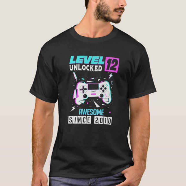 Camiseta 12.º Jugador De Cumpleaños Regalo Niños Adolescent (Anverso)