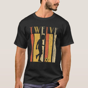 Camiseta 12.º Nacimiento Retro De Niños Deportivos De Fútbo