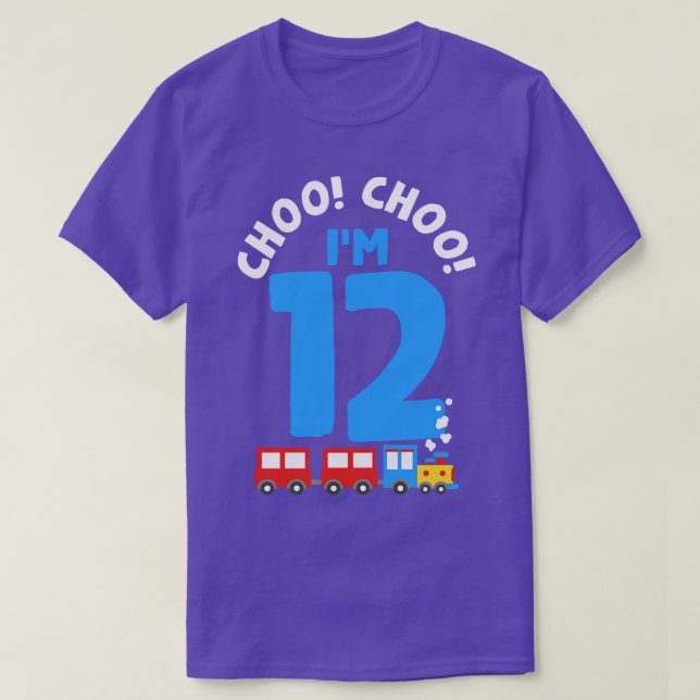 Camiseta 12.º tren Choo Choo (Diseño del anverso)