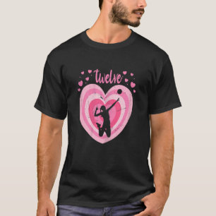 Camiseta 12 años Chica de cumpleaños de voleibol de clase 1