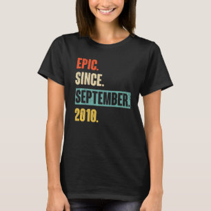 Camiseta 12 años de edad 12º cumpleaños de Epic desde septi