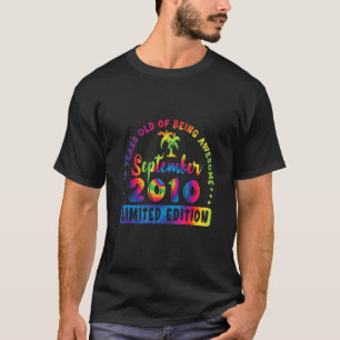 Camiseta 12 Años De Edad Asombroso Tye De Setiembre De 2010
