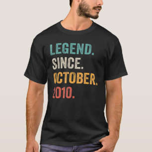 Camiseta 12 años de edad duodécima leyenda de cumpleaños de