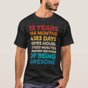 Camiseta 12 años de ser una cosecha increíble 12