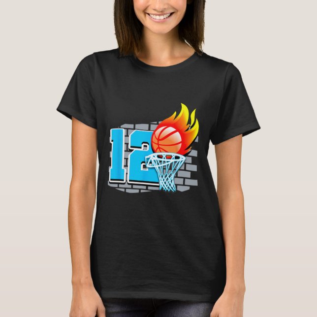 Camiseta 12 años Duodécimo partido de cumpleaños B (Anverso)