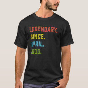 Camiseta 12 años legendario desde abril de 2010 12 años