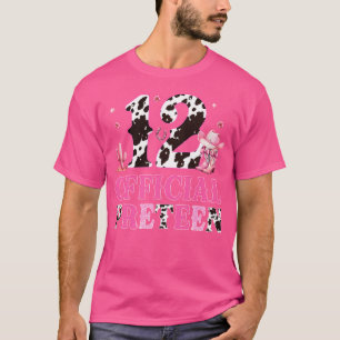 Camiseta 12 Chica Oficial De Pren 12 De Cumpleaños Rodeo Oc