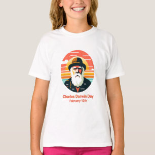 Camiseta 12 de febrero Día de Charles Darwin