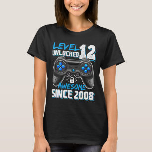 Camiseta 12 Desbloqueados Impresionantes Videojuegos 2008 1