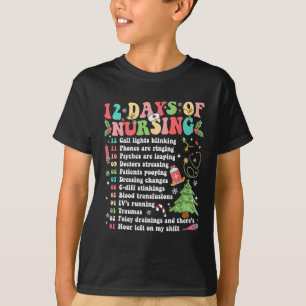 Camiseta 12 Días De Enfermería Navidades Hospitalarios Enfe