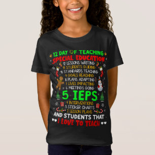 Camiseta 12 Días De Enseñanza Educación Especial IEPS VELÓ 