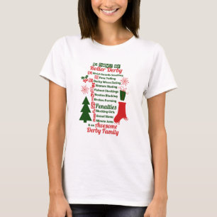 Camiseta 12 días de Navidades Roller Derby, patinaje sobre