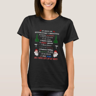 Camiseta 12 días de Navidades terapéuticos respiratorios