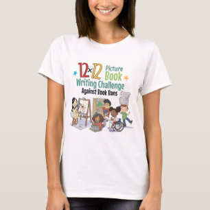 Camiseta 12 x 12 contra la prohibición de libros Carácter c