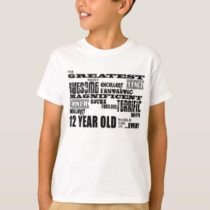 Camiseta 12mos años más grandes de la fiesta de cumpleañ
