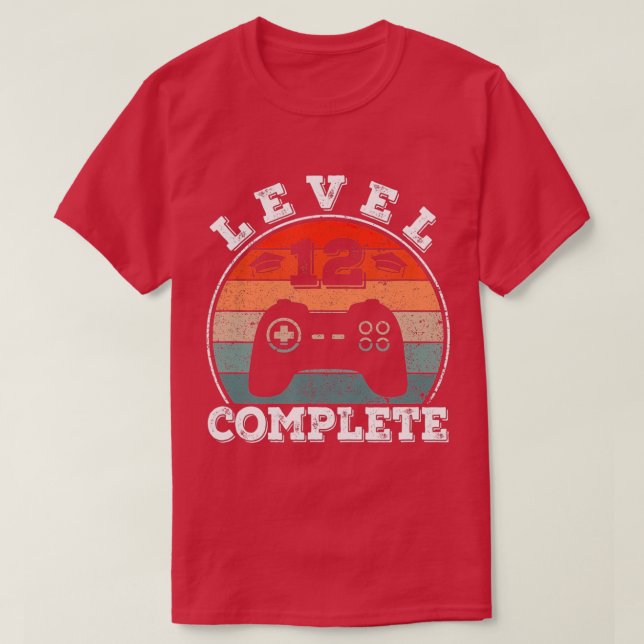 Camiseta 12th Grade Graduation High School Level 12 Complet (Diseño del anverso)