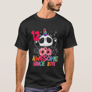 Camiseta 12Th Pandacorn 12 Panda Unicorn
