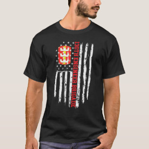 Camiseta 130.ª Bandera Americana de la Brigada de Ingeniero