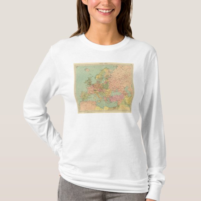 Camiseta 1314 Europa política (Anverso)